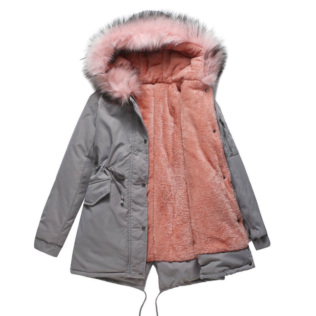 WW | Damen Button-Down Parka Winterjacke