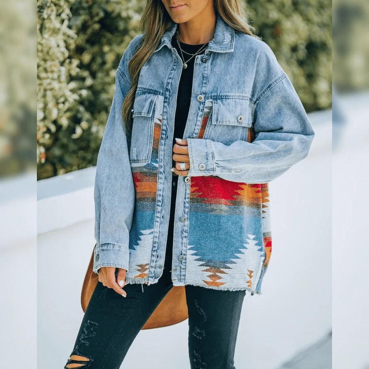 WW | Damen Klassische Jeansjacke