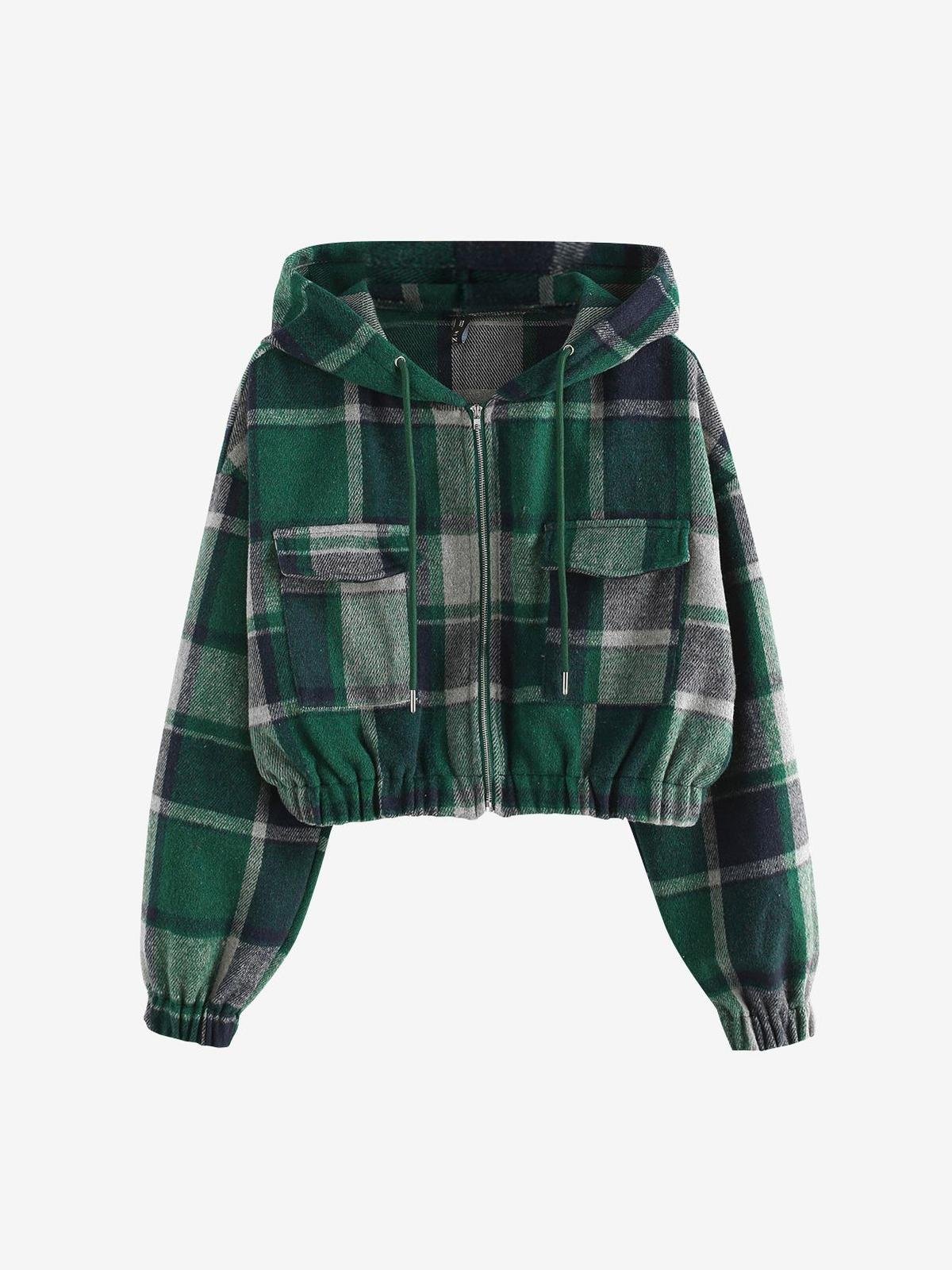 WW | Damen Cropped Jacke Modisches Vielseitiges Design