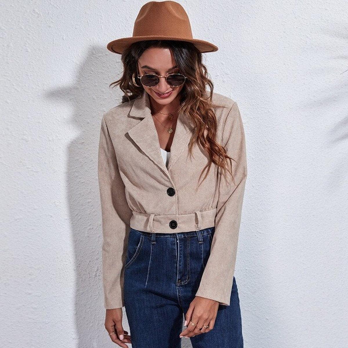 WW | Damen Kurze Übergangsjacke Frühjahr
