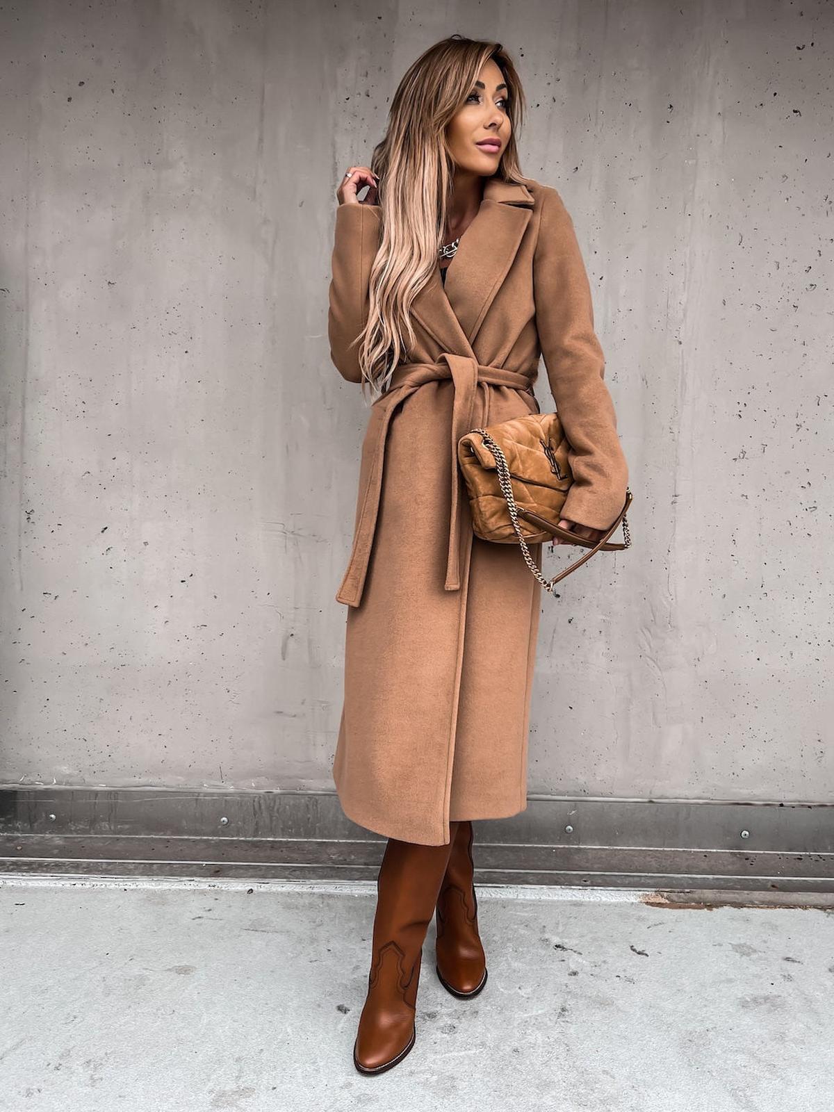 WW | Women's Long Spring Coat with Classic Design