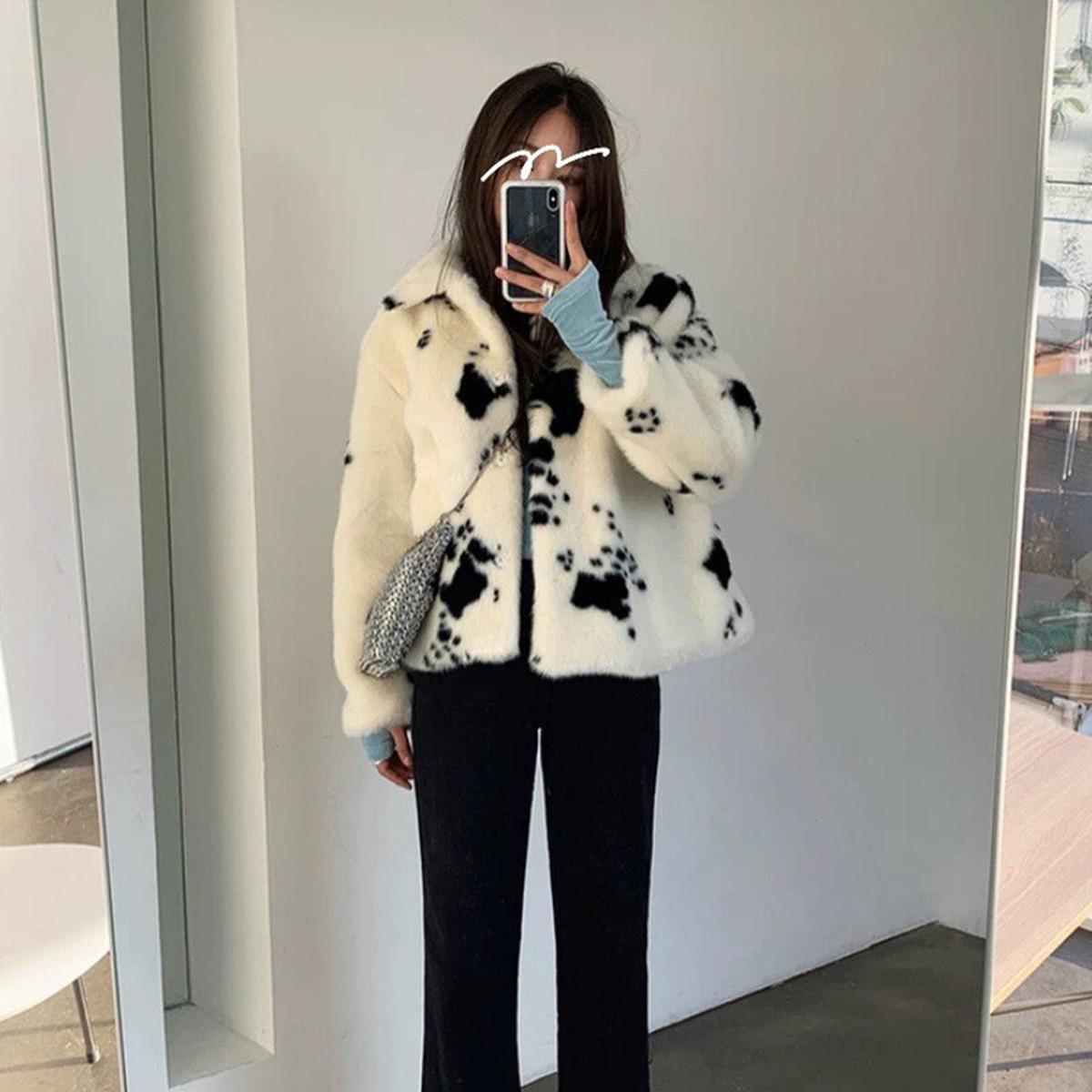 WW | Damen Luxuriöse Pelzjacke mit Elegantem Schnitt