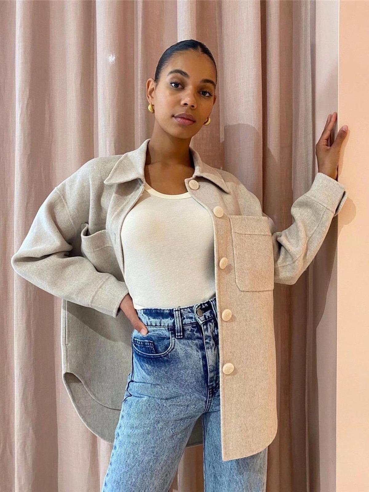 WW | Women's Trendy Jacket with Pockets