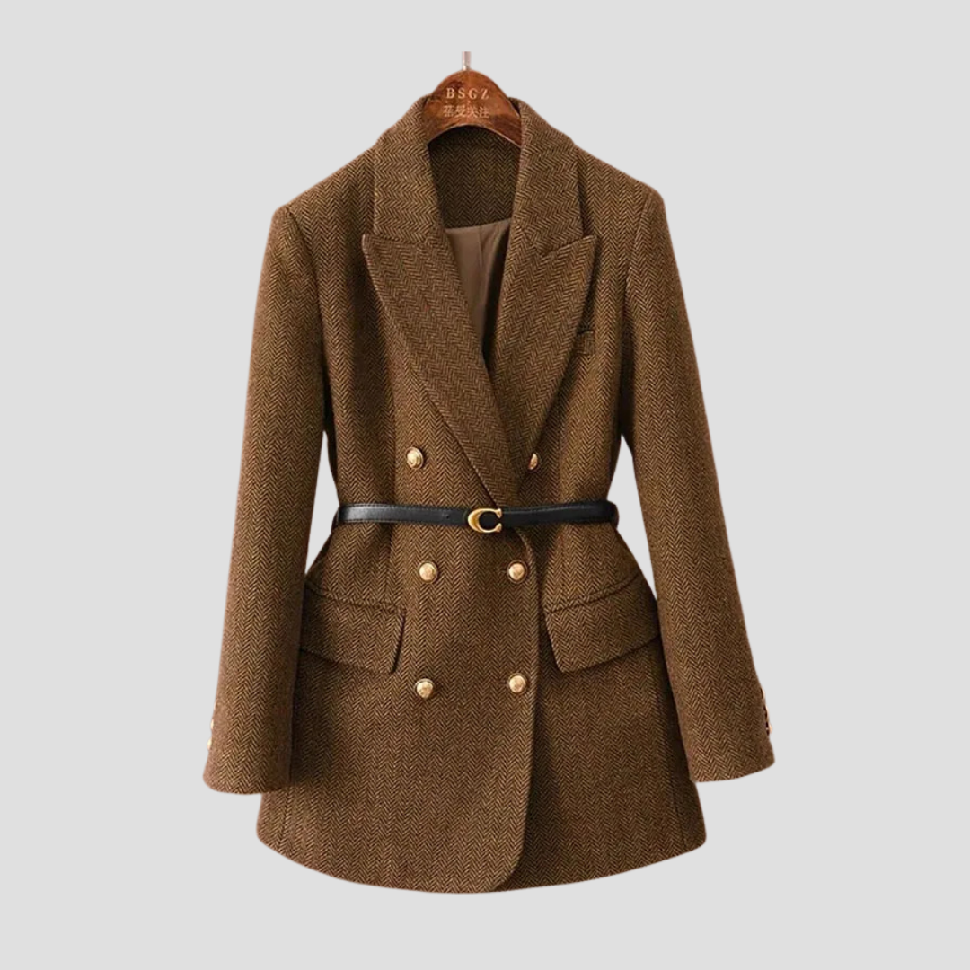 WW | Damen Tweed Blazer Jack Wendbar & Mit Gürtel