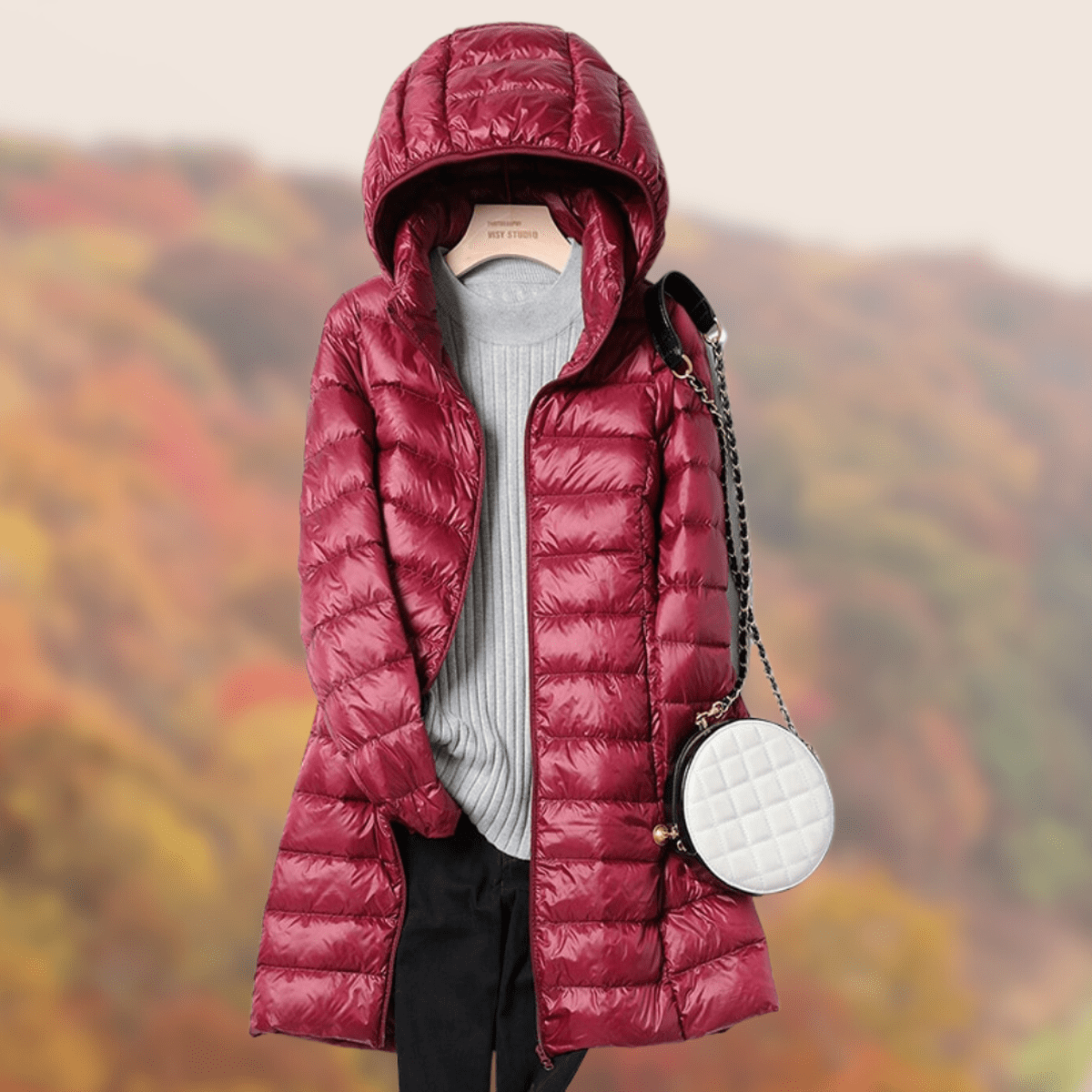 WW | Damen Ultra Leicht Daunenjacke mit Kapuze