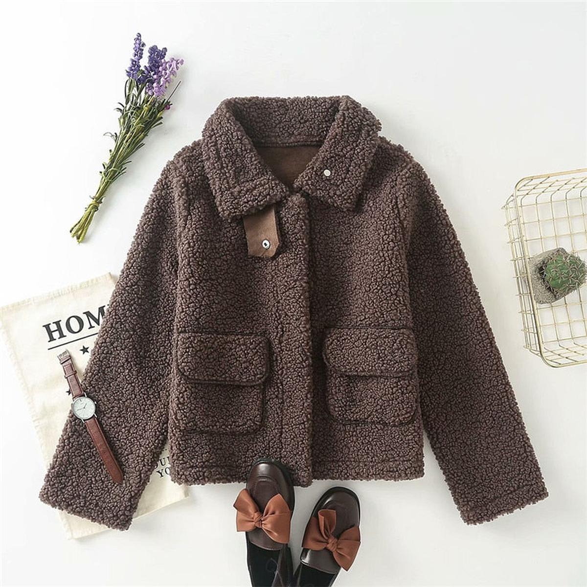WW | Damen Vielseitige Modern Geschnittene Jacke mit Taschen