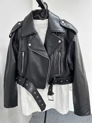 WW | Kurze Lederjacke für Motorrad