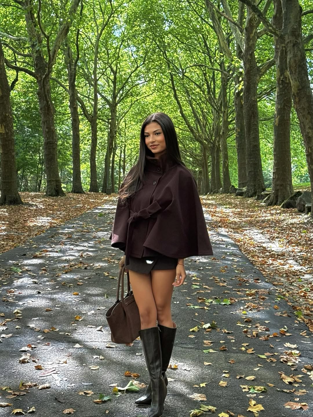 WW | Elegant Cape Jacket with High Collar