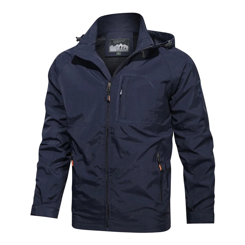 WW | Hooded Zip-Up Men's Windbreaker Jacket