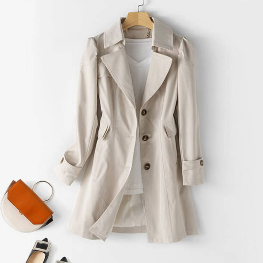 WW | Long women's coat with tailored fit