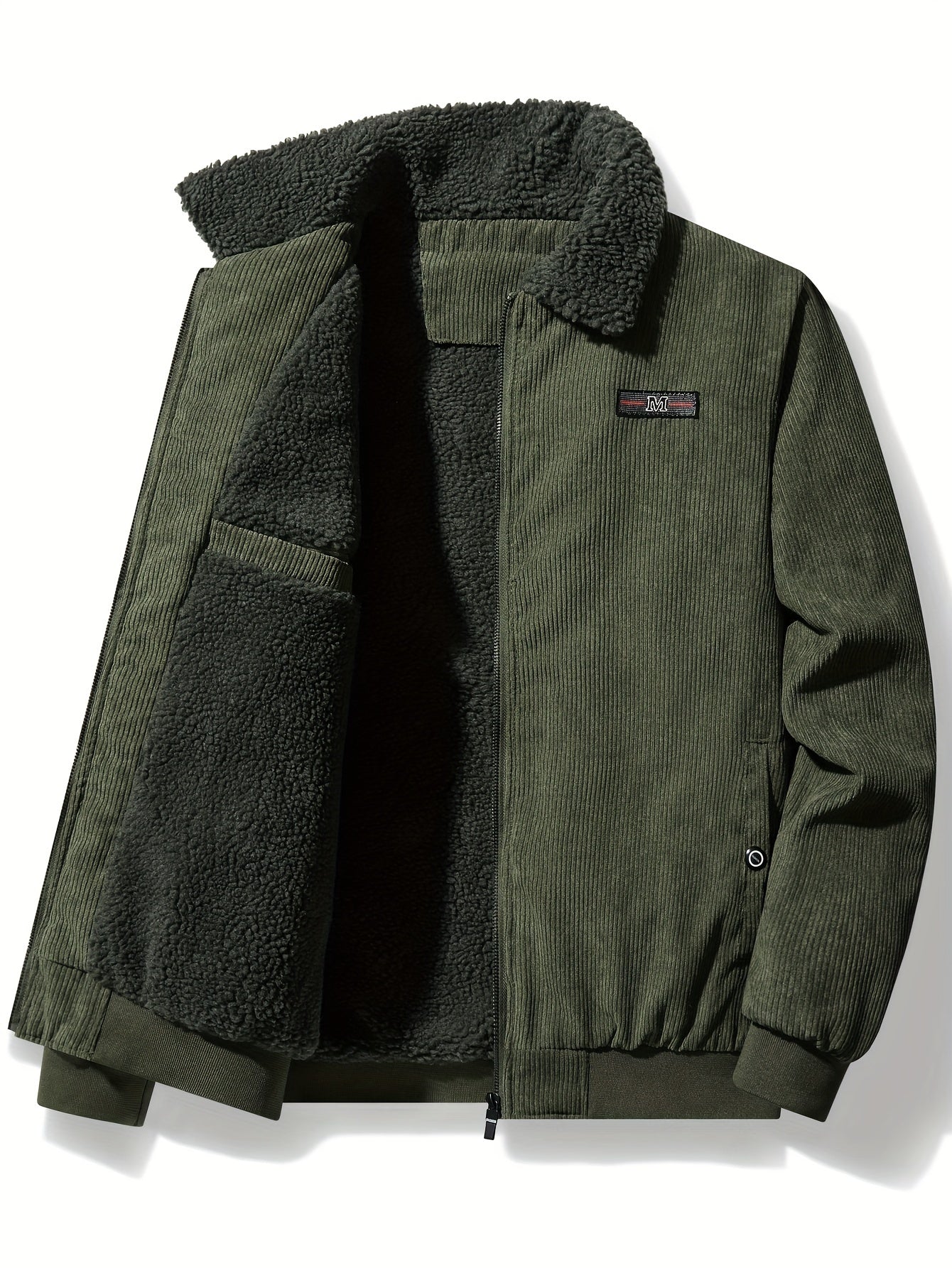 WW | Retro-style casual men's winter jacket made of breathable cotton - Perfect for everyday use