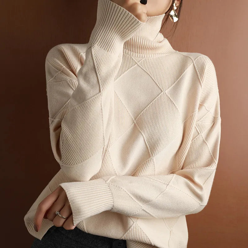 WW | Bequemer Weicher Rollkragenpullover