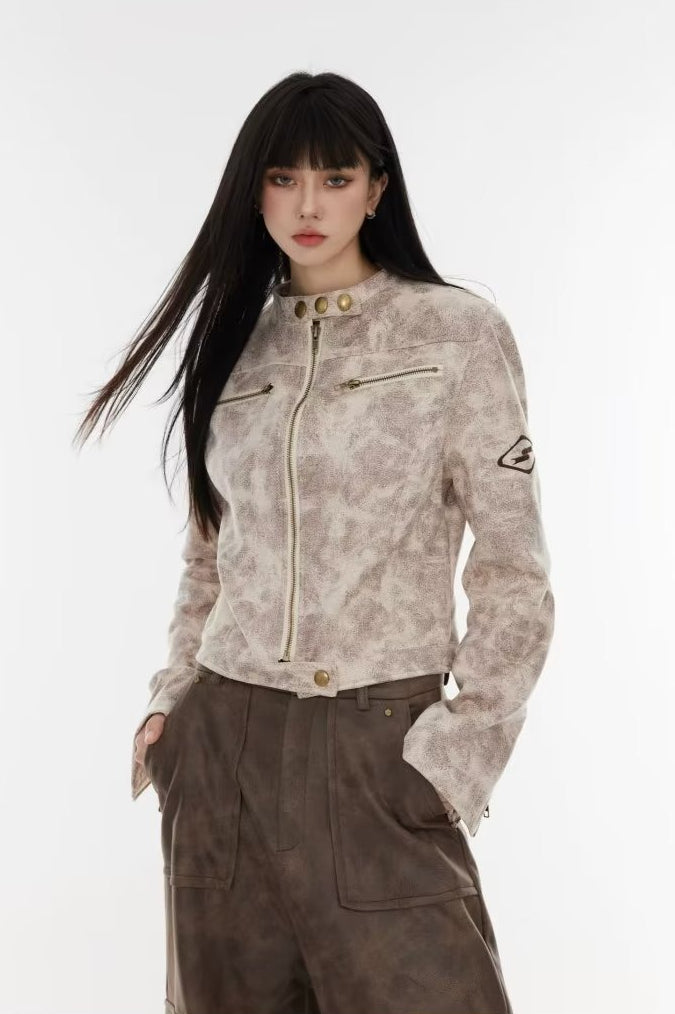 WW | Batik Stand-Up Collar Jacket