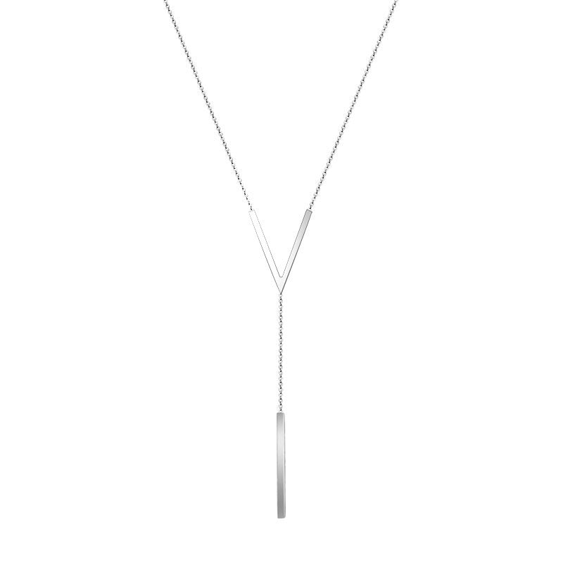 WW | V-shaped gold necklace