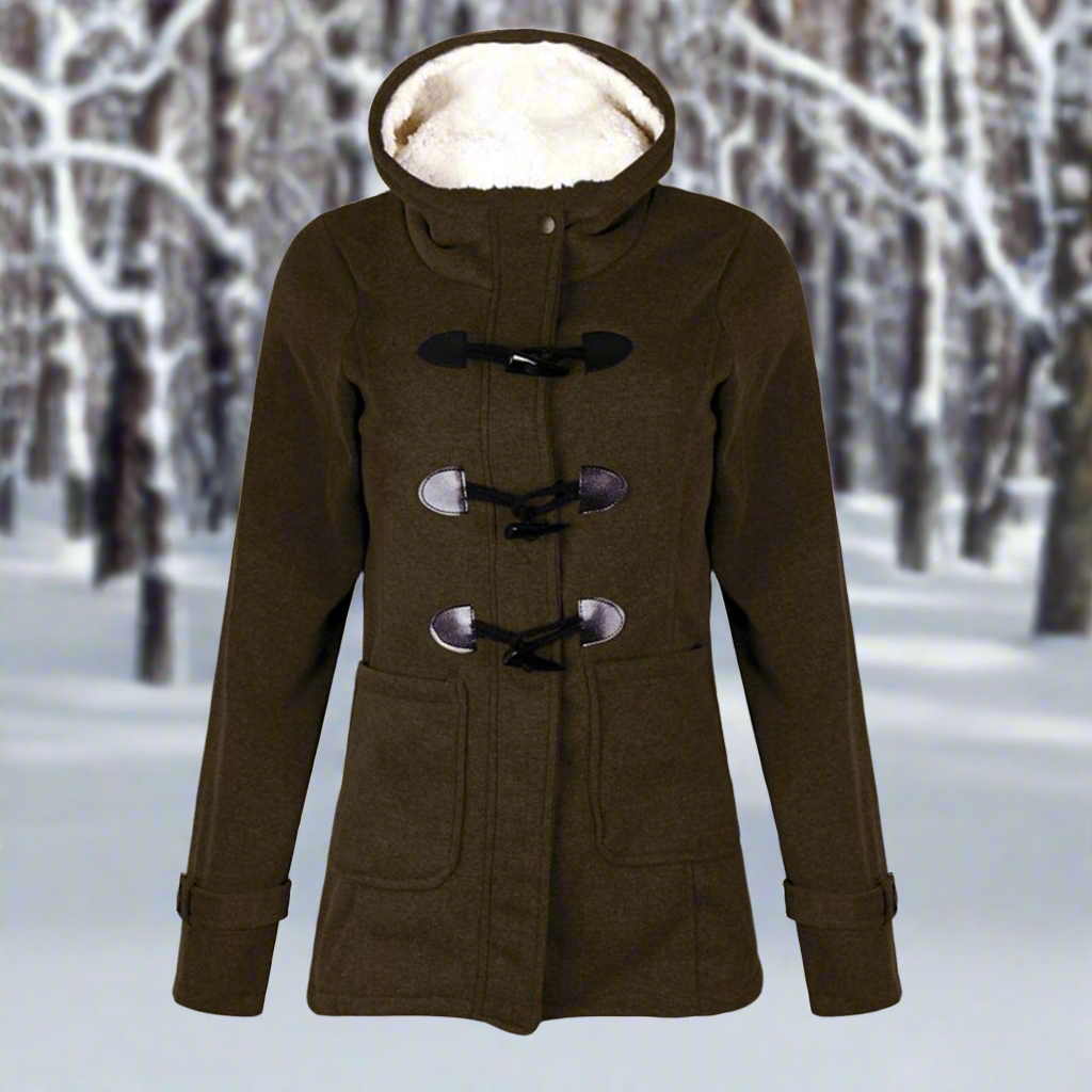 WW | Duffle Coat - Wollmischung - Kapuze mit Fleece-Futter - Toggle-Buttons - Taschen