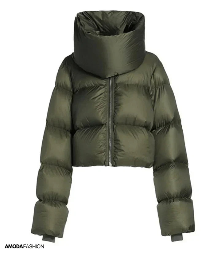 WW | roll-neck puffer jacket