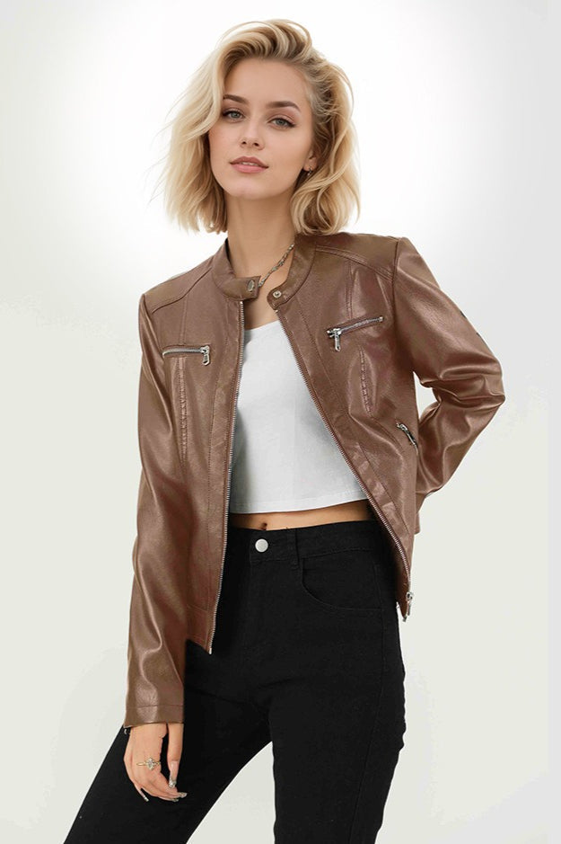 WW | PU Biker Style Jacket