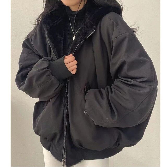 WW | Stilvolle dicke Jacke mit Wendefunktion