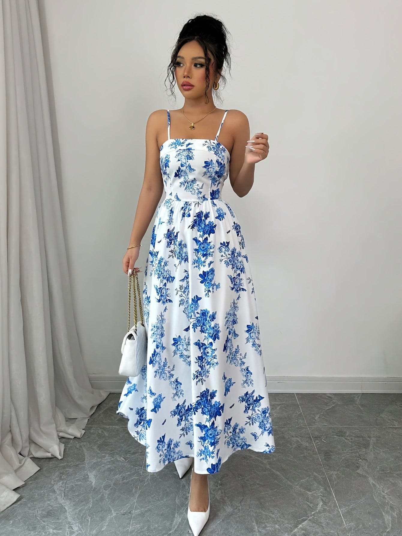 Seraphina - Maxi Dress with Carmen Neckline