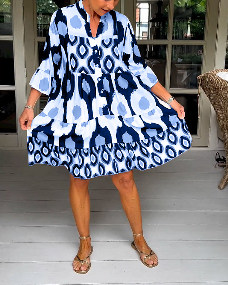 Frances - Half Sleeve Casual Dress