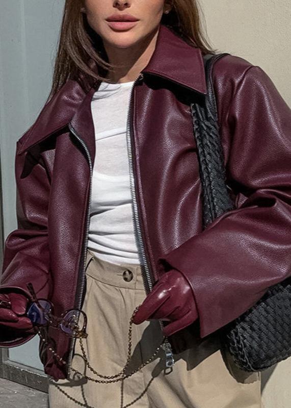 WW | Kunstleder Reißverschlussjacke - Müheloser Edge