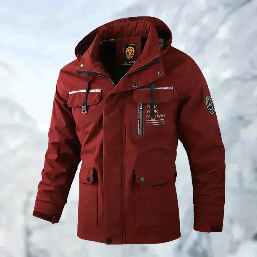 WW | Herren-Daunenjacke aus Cord - Mit Reißverschluss