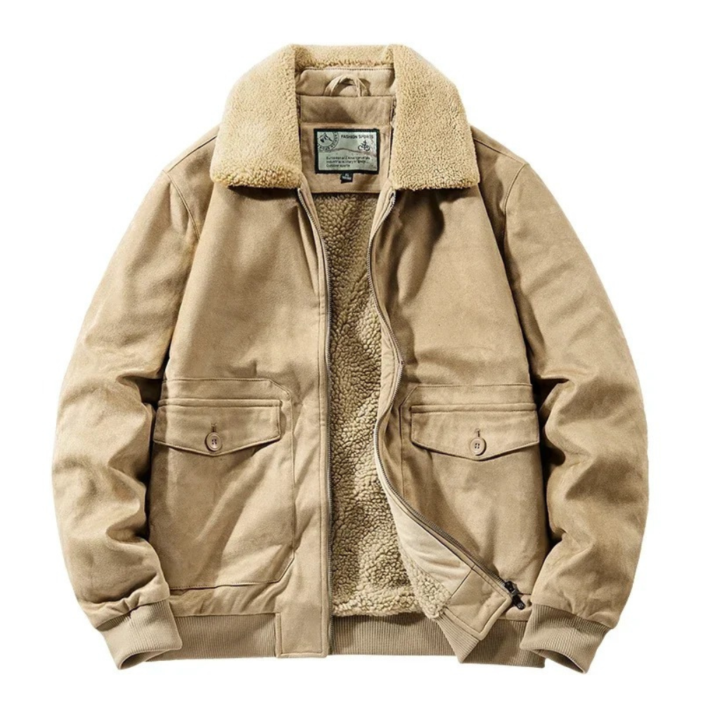 WW | Thickened Fleece Bomber Jacket