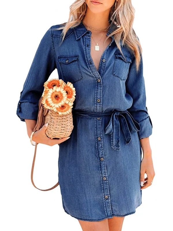 WW | Women's Fashion Relaxed Denim Dress