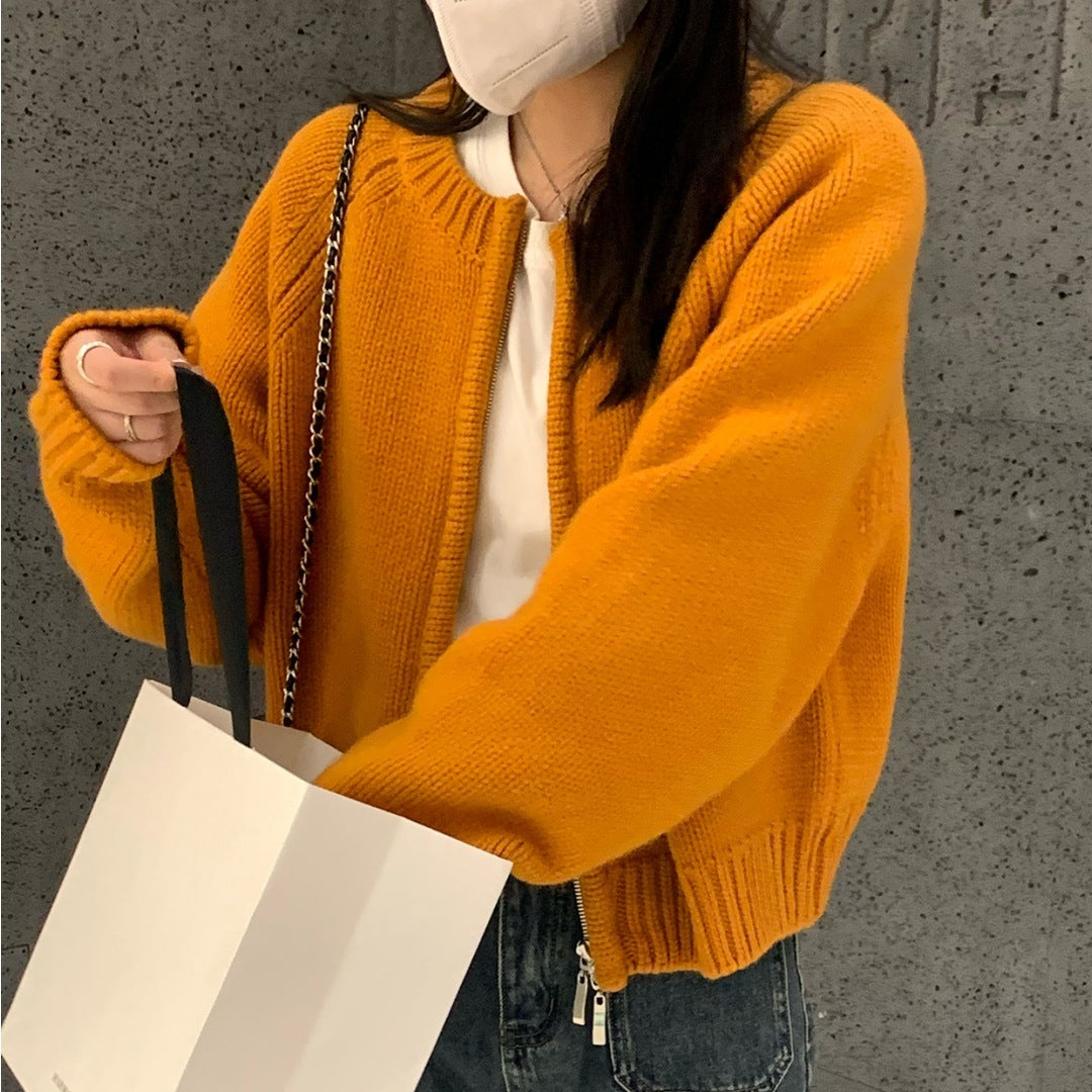 WW | Oranger Cardigan für Frauen