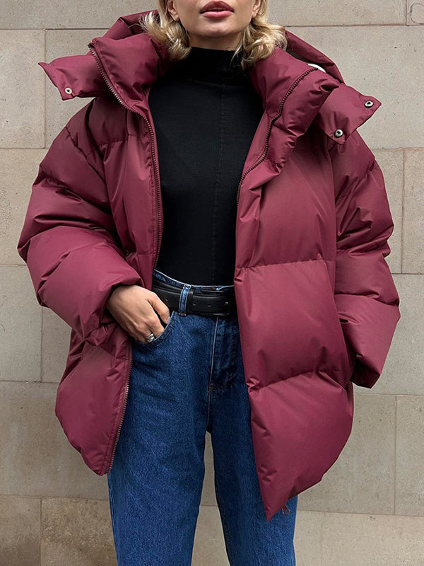 WW | Women's Warm Hooded Puffer Jacket