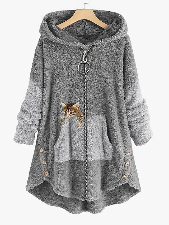 WW | Stylisches Kapuzenpullover mit Fantastischem Tragekomfort