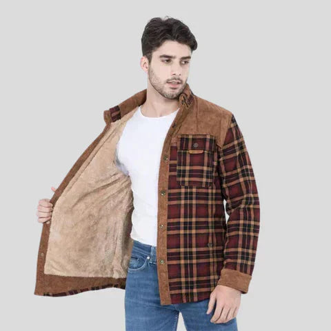 WW | Men's Insulated Plaid Shirt Jacket