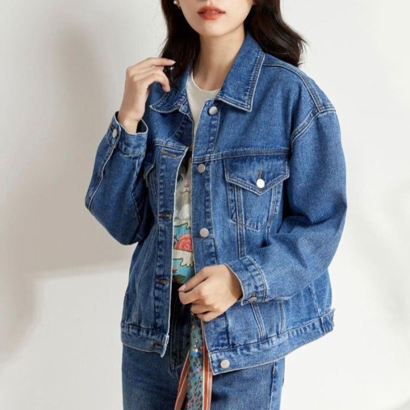 WW | Women's Denim Jacket with Patch Pockets