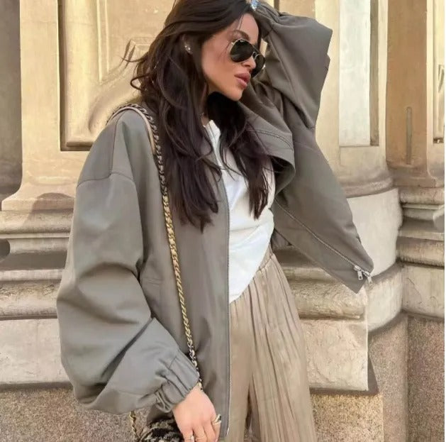 WW | Oversized Women's Bomber Jacket