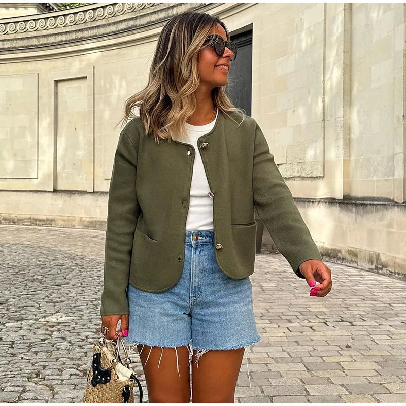 WW | Jacke mit Perlenknöpfen