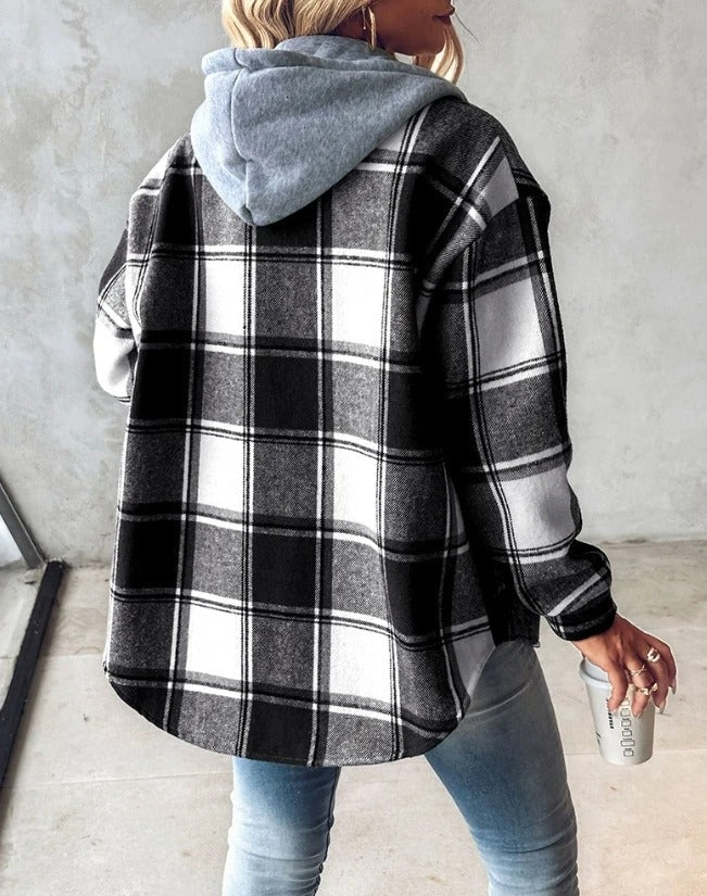 WW | Plaid Hooded Jacket