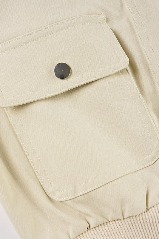 WW | Gürtelter Stehkragenjacke
