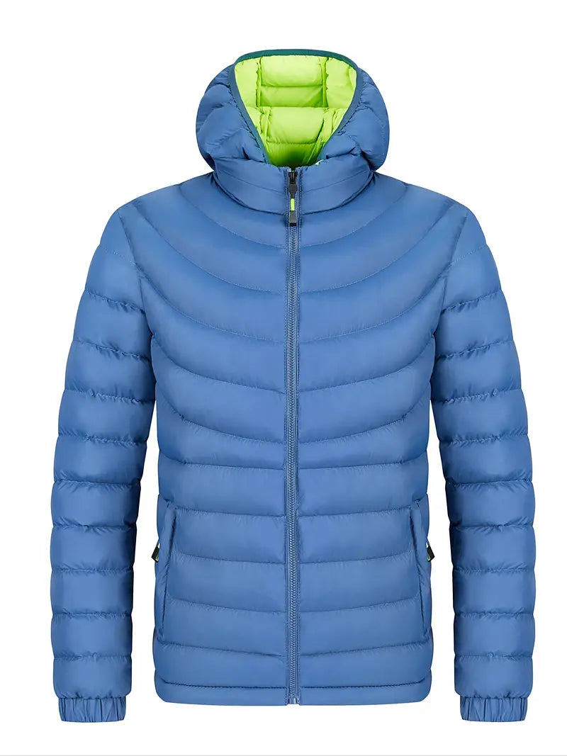 WW | Herrenjacke gefüttert mit hohem Kragen für Herbst und Winter