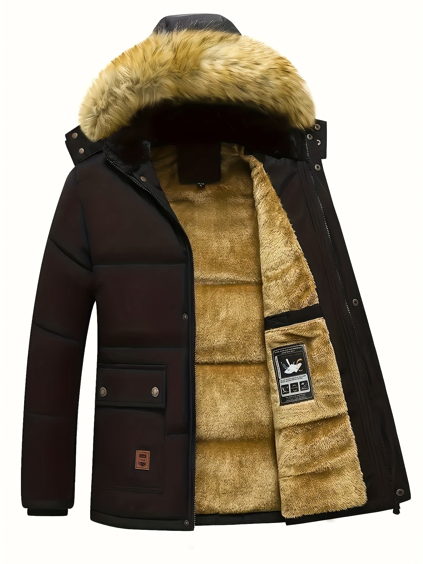 WW | Padded Winter Jacket, Reversible and Warm for Men - Perfect for Outdoor Activities