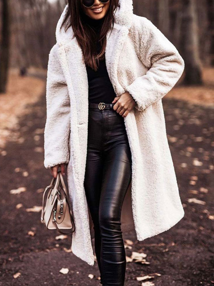 WW | Coat Coat Damen Übergroß Fit Modische Wahl für Den Herbst