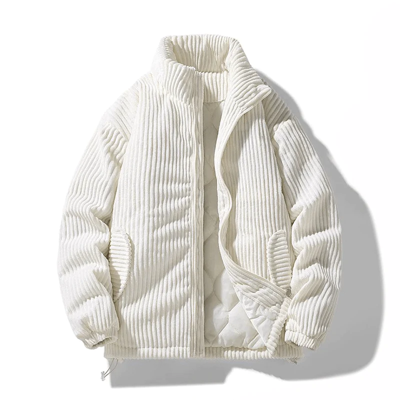 WW | Elegant, Warm Corduroy Baseball Jacket