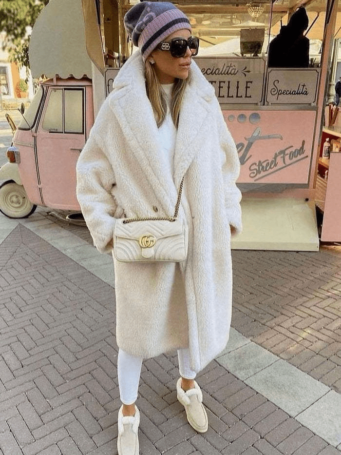 WW | Wollmischung Mantel - Oversized Passform - Warm & Schick Winterbekleidung