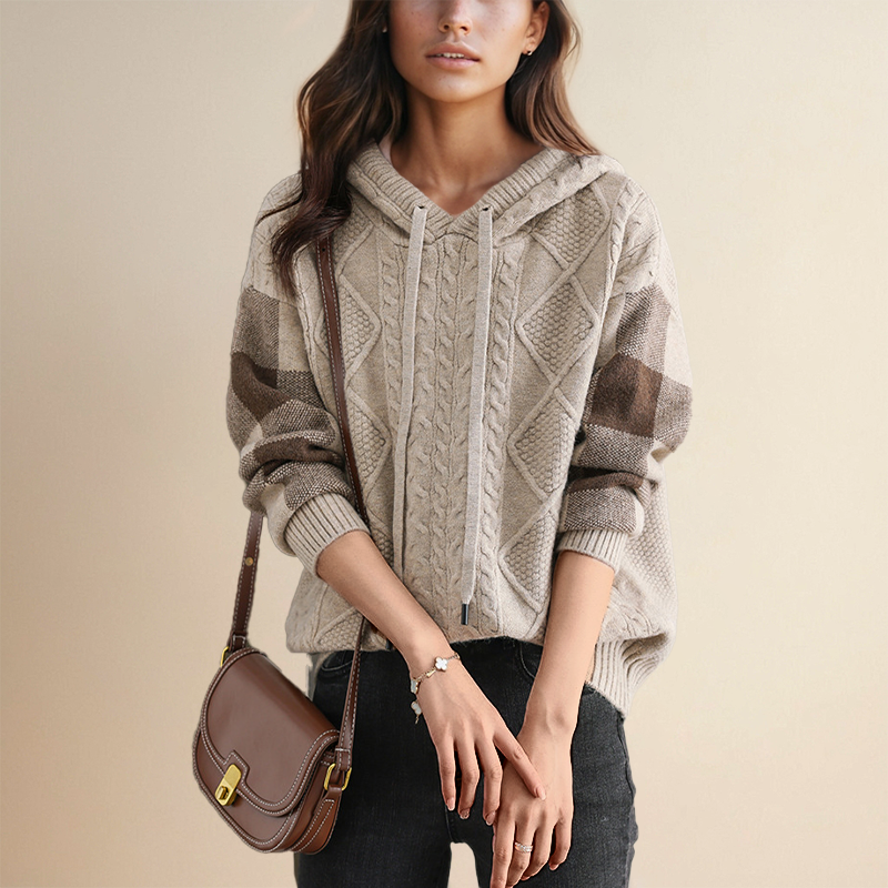 Leonie – Jacquard Hoodie