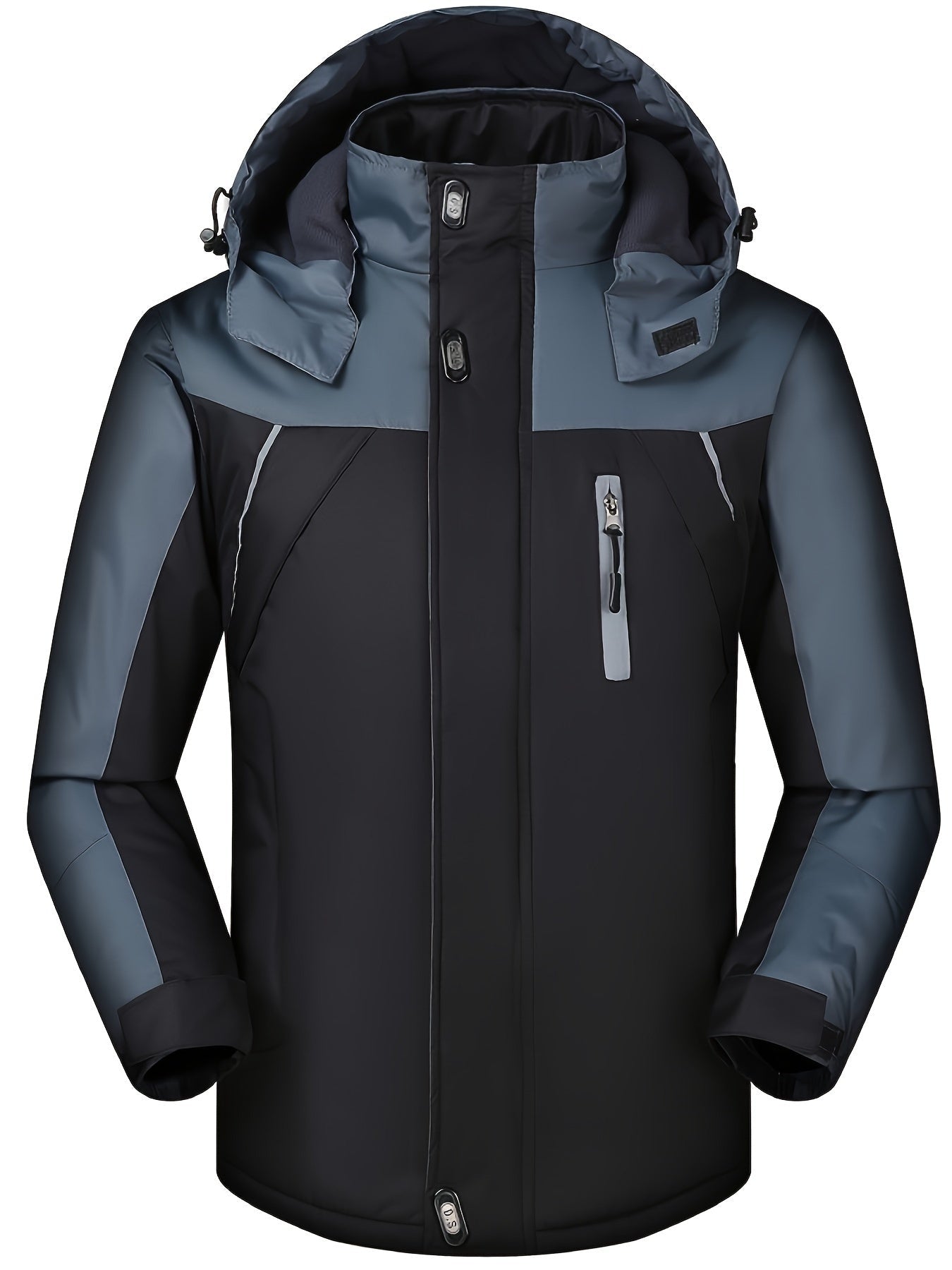 WW | Water-Repellent Fleece-Lined Men's Winter Jacket - Perfect for Outdoor Activities