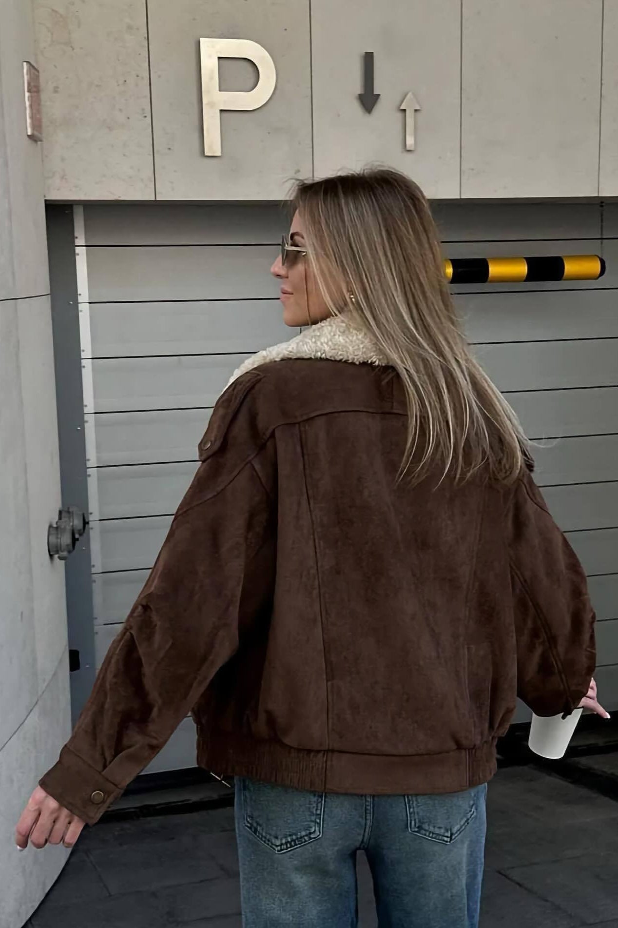 WW | Braune Übergröße Jacke