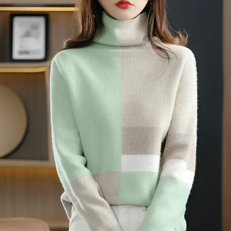 WW | Kuschelpullover mit Farbakzenten für den Winter