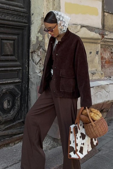 WW | Collar single-breasted jacket