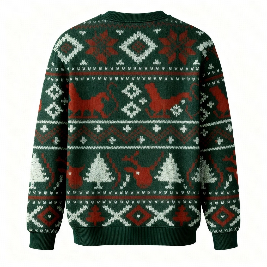 WW | Weichester Unisex Lustiger Weihnachtsmann Weihnachts-Pullover - Hässlicher Feiertags-Party-Jumper