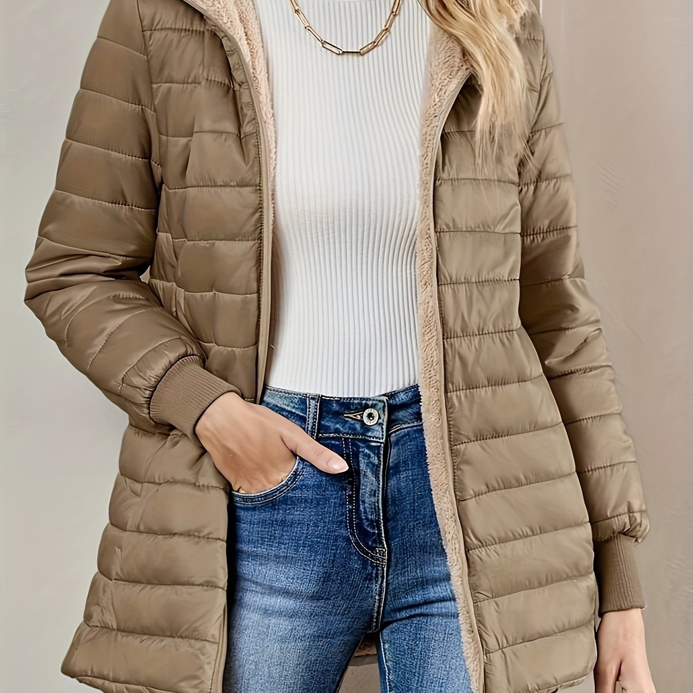 WW | Fleece-Lined Zip-Up Jacket