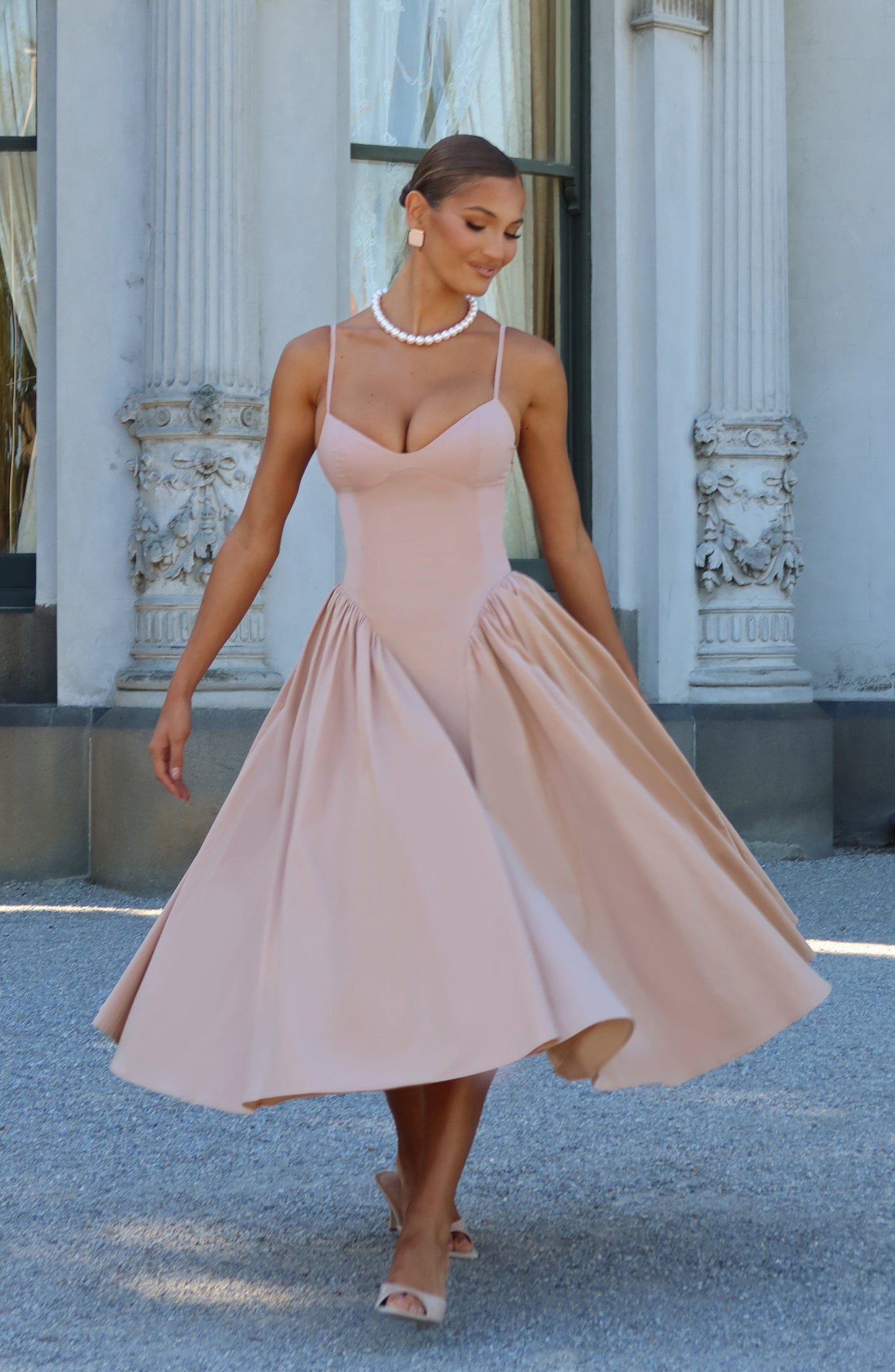 Luminara™ | Delune Midi Dress